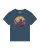 Watapparel Shirt ‘Sunset Katze & Rotwein’  geel / petrol / oranje / rood