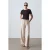 Brede Pantalons Met Elastische Touwsluiting Taille