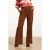 Smashed Lemon Retro chic bruine flared broek |