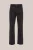 WE Fashion – Heren loose fit broek met bandplooi en elastische tailleband – Loose fit – Zwart – Katoen –