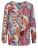 Goldner Blouse  gemengde kleuren