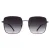 Calvin Klein CK22121S 051 licht ruthenium grijs gradiënt zonnebril