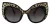 Dolce & Gabbana Zwart Goud Sequins Vlinder Gepolariseerde DG4326 Dames Zonnebril