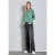 Street One Dames Shirt met ronde V-hals in Groen
