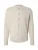 DAN FOX APPAREL Gebreid vest ‘Berat’  lichtgrijs