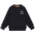 Tumble ’n Dry sweater met backprint – donkerblauw