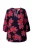 Ulla Popken Tuniek  marine / rood