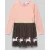 Happy Girls Jurk in 2-in-1-look met motiefstitchings