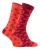 Farah – 2 Paar Heren Retro Katoenrijke Luxe Formele Kousen met Funky Patronen – FVS010ORG