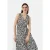 comma casual identity zomerjurk grijs