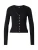 ONLY Gebreid vest ‘ONLMIST’  zwart