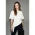 Blouse met klassieke snit en ronde hals