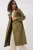 Dubbelbreasted Lange Trenchcoat