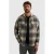 Vanguard flanel regular fit geruit overshirt – china blue