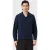 AllSaints Stanley Ls Shirt Navy Blue