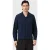 AllSaints Stanley Ls Shirt Navy Blue