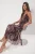 Maxi-jurk voor dames met paisleyprint, geschikt voor overdag en ’s avonds.