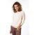 EsQualo Sweater Batwing Lurex Light Sand