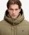 Premium Geruite Puffer Jas met Capuchon Brown