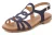 LASCANA Sandalen met riem  blauw