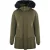 Moose Knuckles Stage Lake groene parka donsjack met zwarte rand