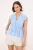 TRENDYOLMİLLA Dames Blauw Effen Mouwloos Regular fit Blouses