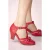 Ava Dollhouse pumps in rood