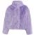 Faina Blouson van namaakbont Dames lichtpaars