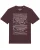 Watapparel Shirt ‘Mountains’  wijnrood / wit