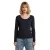 Dames-T-shirt met lange mouwen G-Star Slim Rib Open Neck
