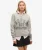 Oversized Athletic Sweatshirt met Print Grijs
