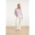 Smashed Lemon Elegante doorschijnende blouse met reliëf print |