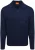 Suitable Longsleeve Knitted Poloshirt Riva Pocket Navy
