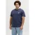 JACK & JONES PLUS SIZE regular T-shirt met backprint Plus Size donkerblauw