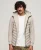 Superdry Mannen Gewatteerde Hybride Storm jas met Capuchon Beige