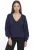Busem cropped dames-sweatshirt met V-hals