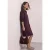 Kniehoge sweaterjurk met ritsdetail
