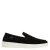 Manfield – Heren – Zwarte suède loafers –