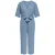 ONLY CARMAKOMA jumpsuit lichtblauw met glitter