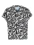 minus Blouse ‘Tiana’  zwart / wit