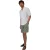 Threadbare Heren Geborduurde Kraag Korte Mouwen Bowling Shirt (Wit)
