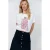 Lollys Laundry T-shirt met print – ecru