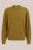 WE Fashion – Heren regular fit trui van merinowol – Regular fit – Mosgroen – Merino wol –