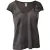 Chloe tie-dye T-shirt met bloemenversiering in grijs katoen