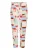 ICHI Broek ‘IHKate’  beige / lichtblauw / rood / donkerrood