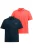 JP1880 Shirt  navy / neonoranje