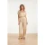 Smashed Lemon Wide leg pantalon met satijn-glans |
