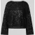 Vero Moda Regular fit shirt met lange mouwen met pailletten, model ‘NAJA’