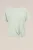 WE Fashion – Dames top met strikdetail – Curve – Regular fit – Mintgroen – Viscose – Plus Size