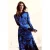 Desigual maxi jurk blauw